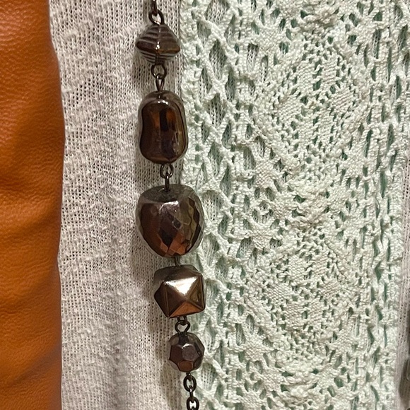 Faux hematite necklace, one size - Picture 2 of 2